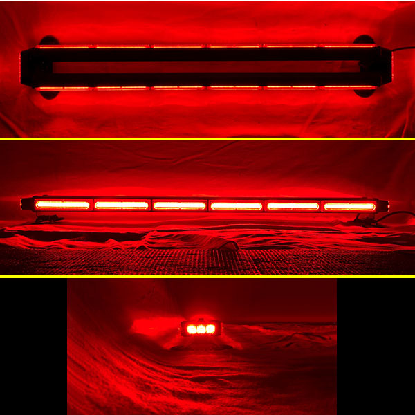 【94.5cm】LED回転灯バータイプ【レッド】COBチップ採用で明るい・鮮やか!バーのサイドにもLEDを装着!より周囲への注意喚起を促せます!WB8236-6S