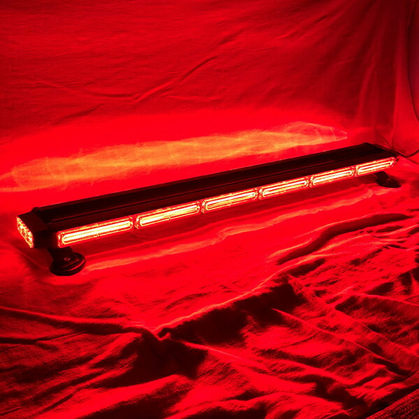 【94.5cm】LED回転灯バータイプ【レッド】COBチップ採用で明るい・鮮やか!バーのサイドにもLEDを装着!より周囲への注意喚起を促せます!WB8236-6S
