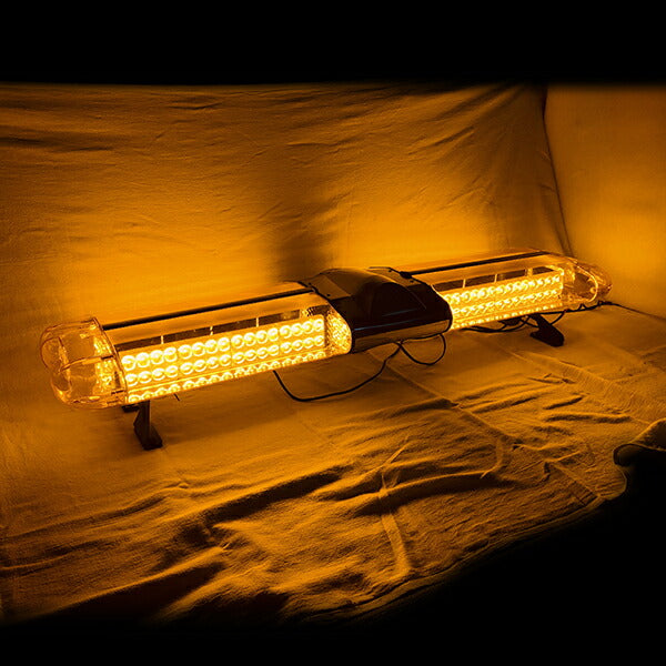 【120cm】LED回転灯大型ユニットタイプ【アンバー】デジタルスクリーンコントローラー付点灯パターン21種WB-836-120