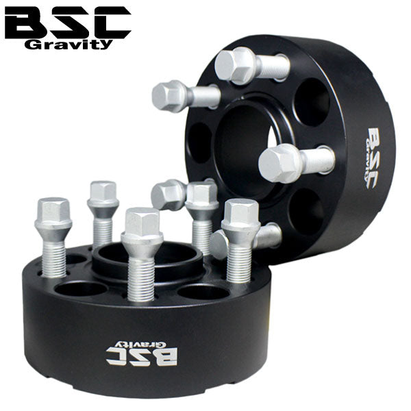 ワイドトレッドスペーサー【50mm】2枚組5HPCD1125Hハブ径66.5mmボルト10本付(サイズM14x1.5首下28mm)超高度“6061-t6”アルミ鍛造!