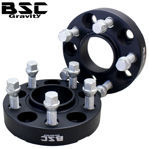 ワイドトレッドスペーサー【30mm】2枚組5HPCD120ハブ径72.6mmボルト10本付(サイズM14x1.25首下28mm)超硬度“6061-t6”アルミ鍛造!