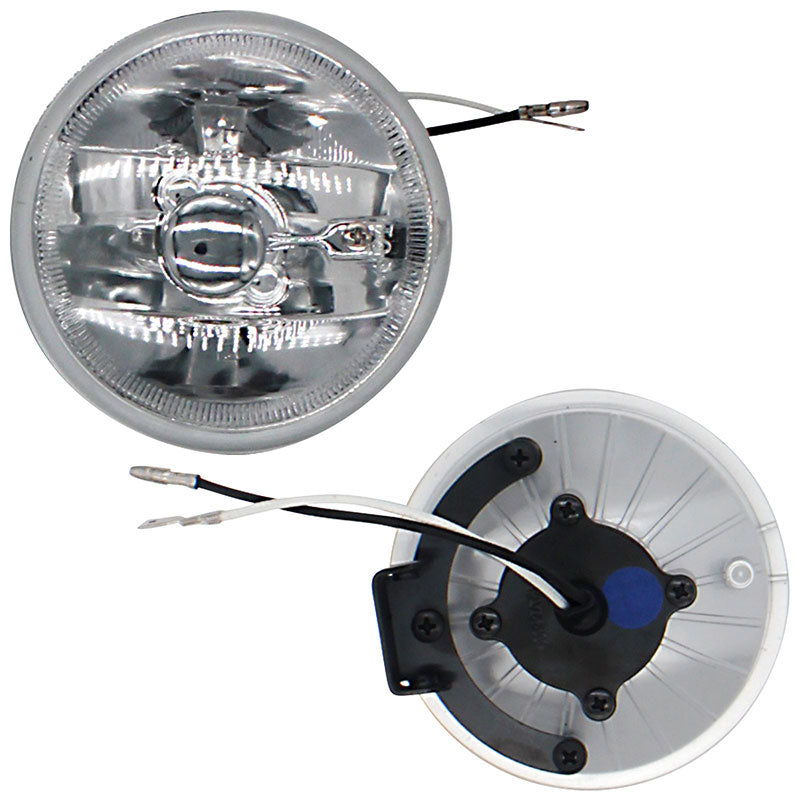 汎用丸型フォグランプクリアーガラスレンズDLAALA-160098Φ×62mm左右セット