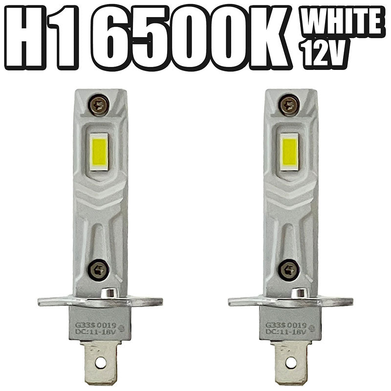 H1LEDバルブフォグランプ6500Kホワイト12V