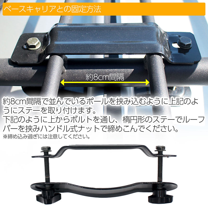 ルーフラックルーフキャリアルーフバスケットルーフカーゴカーゴラックROOFRACK200cmスチール製フェアリング付きカスタムパーツJDMUSDM荷物積載ラゲッジトランクキャンプアウトドア