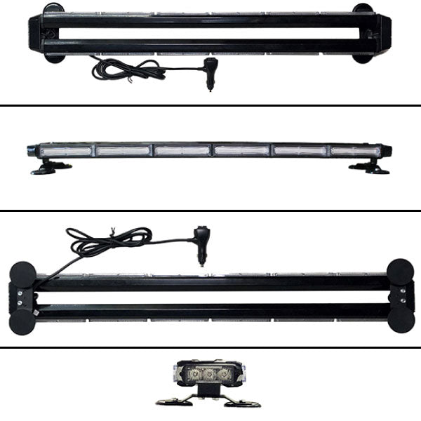 【94.5cm】LED回転灯バータイプCOBチップ採用で鮮やか!バーのサイドにもLEDを装着!より周囲への注意喚起を促せます!WB8236-6S