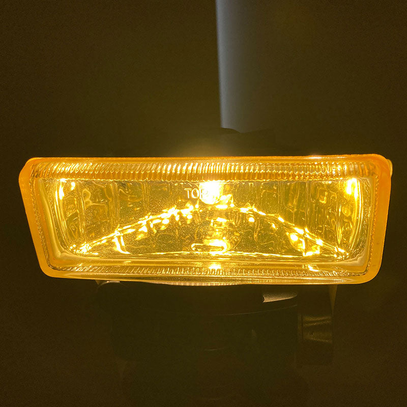 フォグランプ汎用角型イエローガラスレンズDLAALA-V127125×46×77mm左右セット