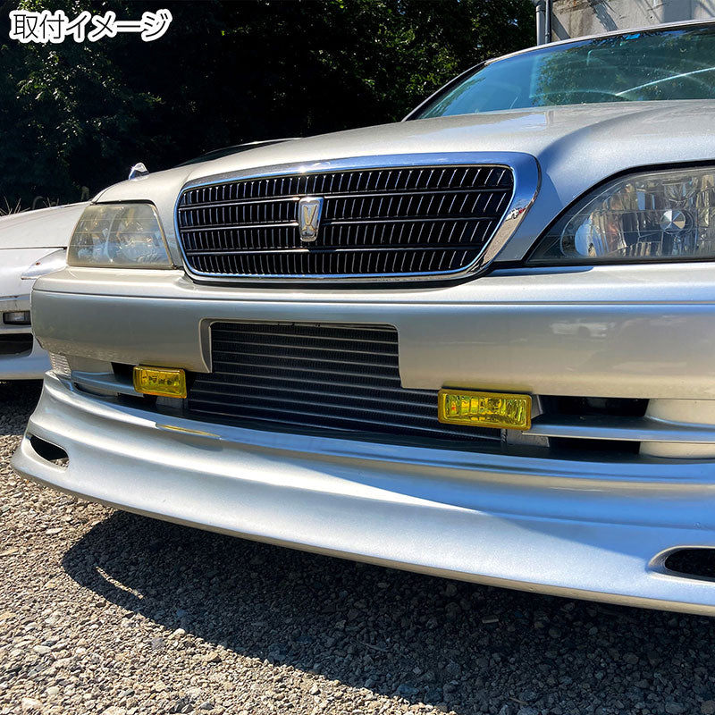 フォグランプ汎用角型イエローガラスレンズDLAALA-V127125×46×77mm左右セット