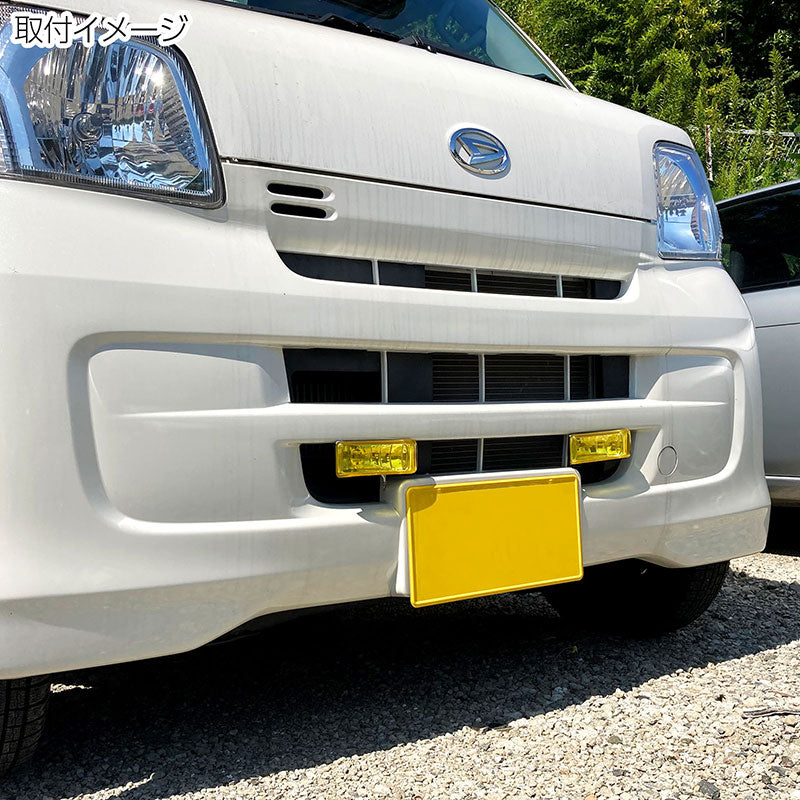 フォグランプ汎用角型イエローガラスレンズDLAALA-V127125×46×77mm左右セット