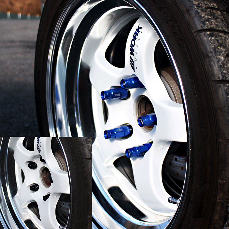 【20本セット】ホイールナットM12M14P1.5P1.25ブルーBSCトランスフォームラグナットロックナット国産車輸入車汎用社外品盗難防止カスタムカーJDMUSDMワイスピ