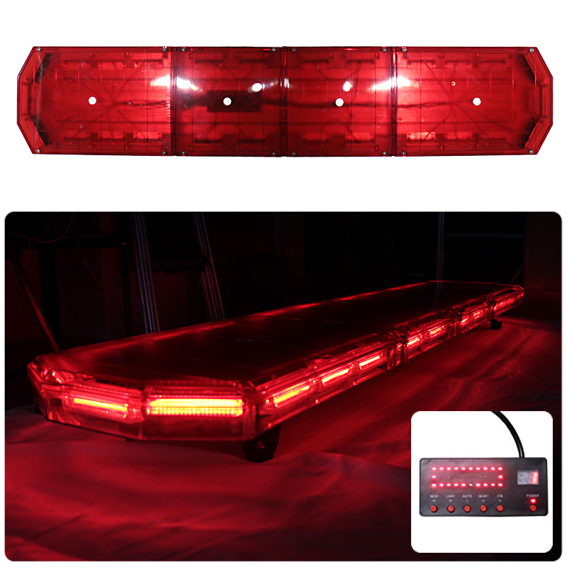 【全長150cm】LED回転灯大型ラウンドタイプ【レッド】新採用デジタルスクリーンコントローラ緊急車両に最適!WB-833-150