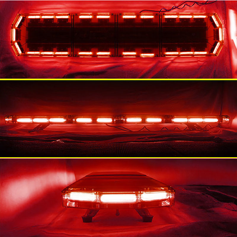 【全長150cm】LED回転灯大型ラウンドタイプ【レッド】新採用デジタルスクリーンコントローラ緊急車両に最適!WB-833-150