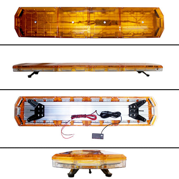 【全長150cm】LED回転灯大型ラウンドタイプ【アンバー】新採用デジタルスクリーンコントローラ作業灯・警告灯として最適です!WB-833-120