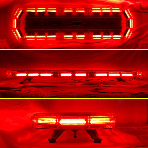 【全長120cm】LED回転灯大型ラウンドタイプ【レッド】新採用デジタルスクリーンコントローラ緊急車両に必須です!WB-833-120