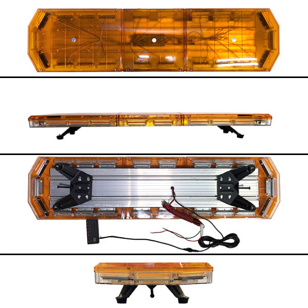 【全長120cm】LED回転灯大型ラウンドタイプ【アンバー】新採用デジタルスクリーンコントローラ道路維持作業車に最適!WB-833-120