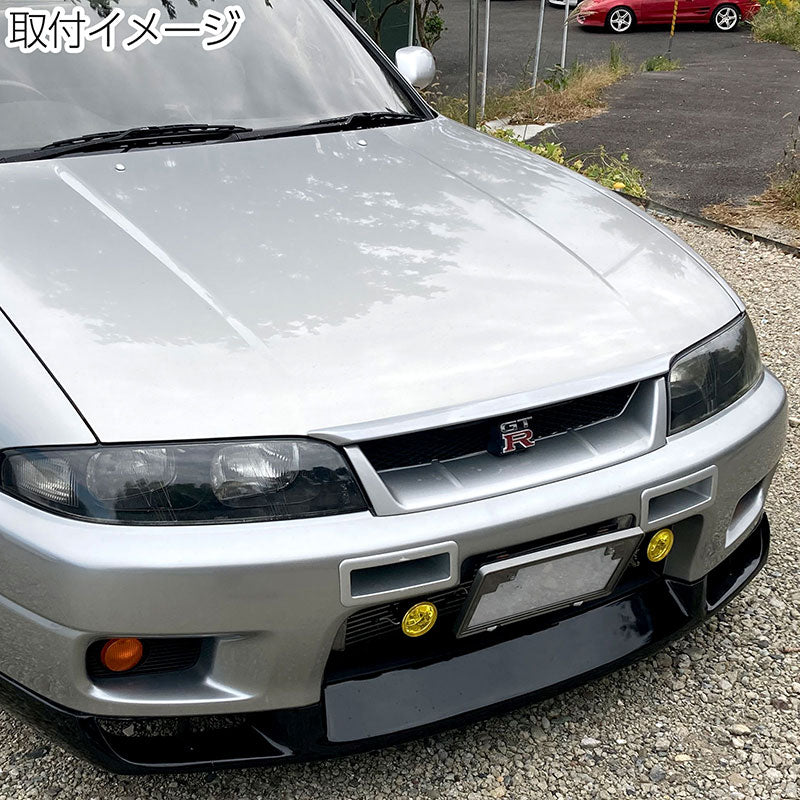 フォグランプ汎用丸型イエローガラスレンズDLAALA26965×60mm左右セット