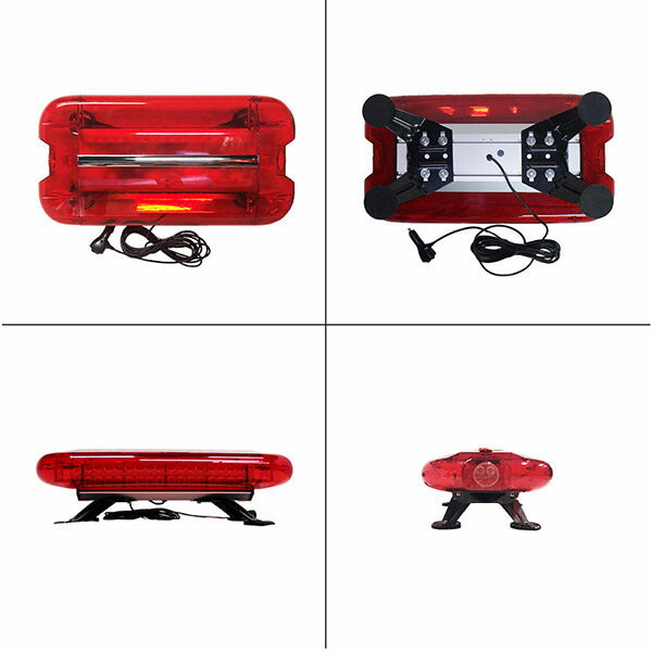 LED回転灯ユニットタイプ【レッド】80wLED・シガーソケット電源・強力マグネット取付緊急車両に最適なレッド!WB-836