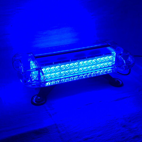 LED回転灯ユニットタイプ【ブルー】80wLED・シガーソケット電源・強力マグネット取付防犯,パトロール車に!WB-836