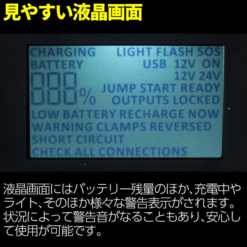 12V/24V車用大容量42000mAhジャンプスターターモバイルバッテリー1500Aエンジンスターター大型トラック対応非常用ポータブル電源バッテリー上がりiphoneipad充電ブースターケーブルキャンプアウトドア6カ月保証E-Power