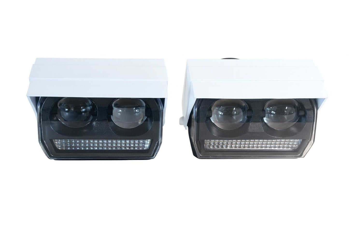 電動開閉カバーLEDフォグランプ/白or黒カバー+白or黄色発光