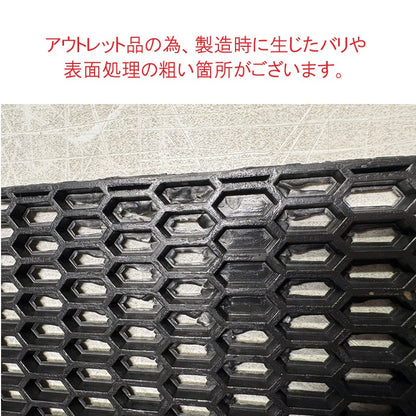 【法人様限定】【アウトレット】グリルネット ハニカムメッシュ 5枚セット 120×40cm 網目Sサイズ 樹脂 ブラック ユーロスタイル フロントグリル バンパーグリル カスタム ドレスアップ パーツ 汎用 社外品